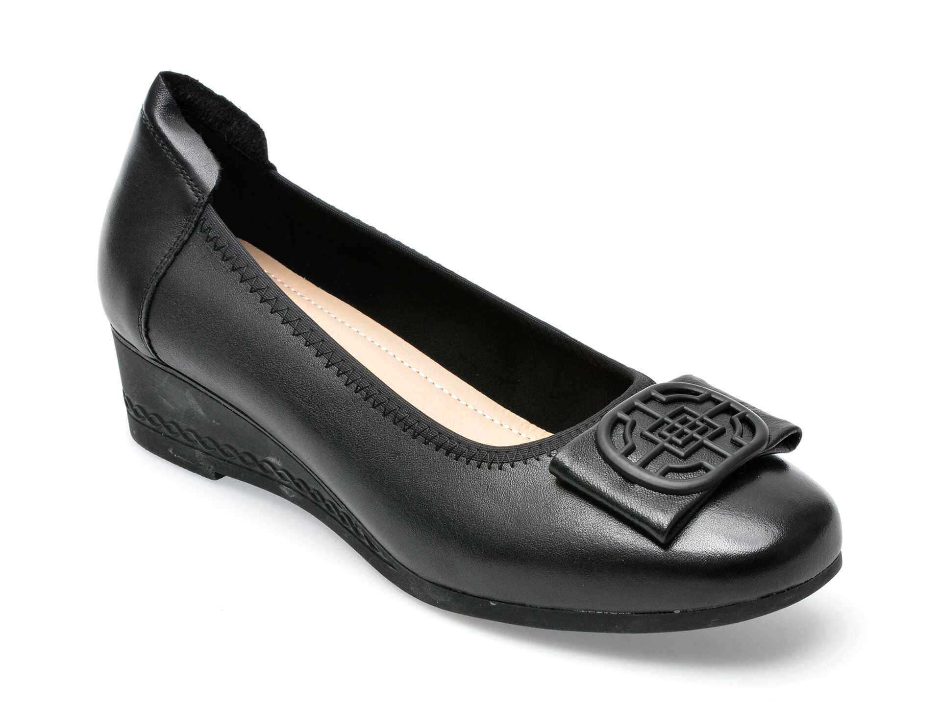 Pantofi FLAVIA PASSINI negri, X420008, din piele naturala