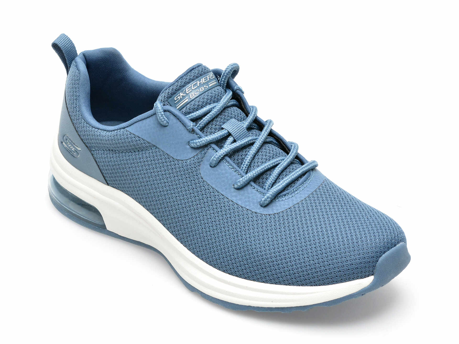 Pantofi sport SKECHERS albastri, BOBS PULSE AIR, din material textil