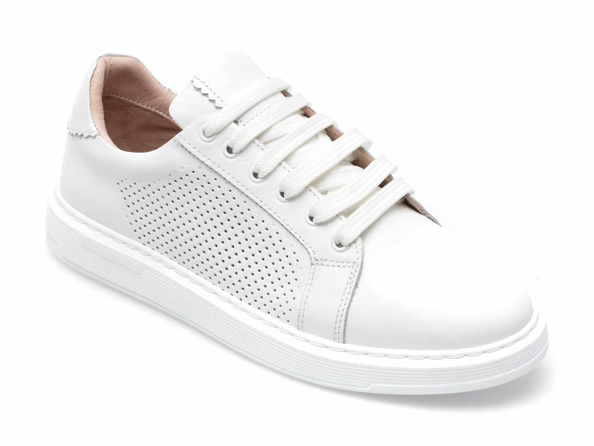 Pantofi sport GRYXX albi, 4442412, din piele naturala