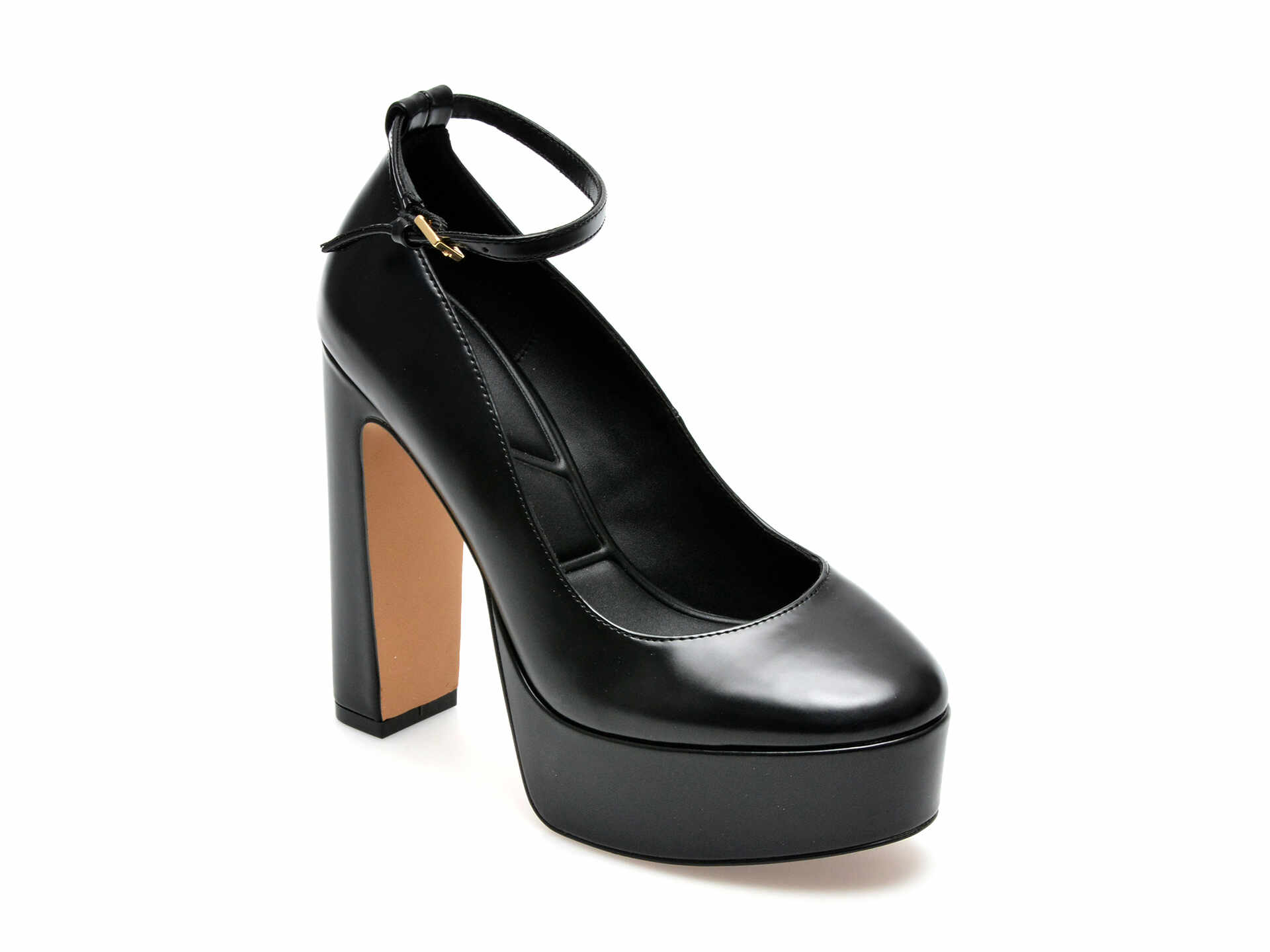 Pantofi ALDO negri, FONDA001, din piele ecologica