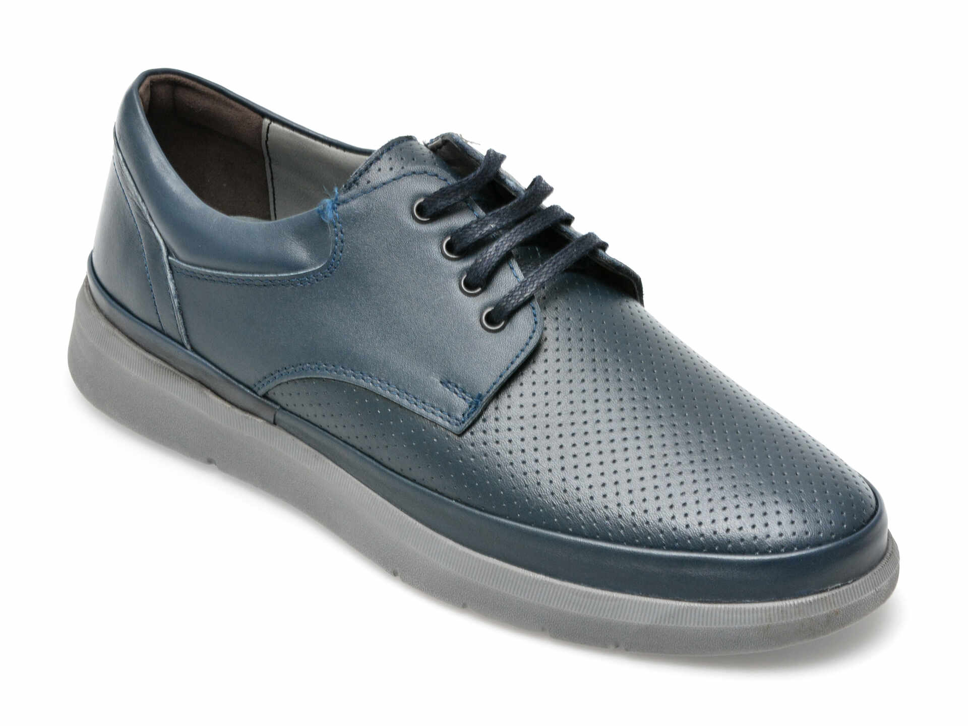 Pantofi GRYXX bleumarin, 122020, din piele naturala