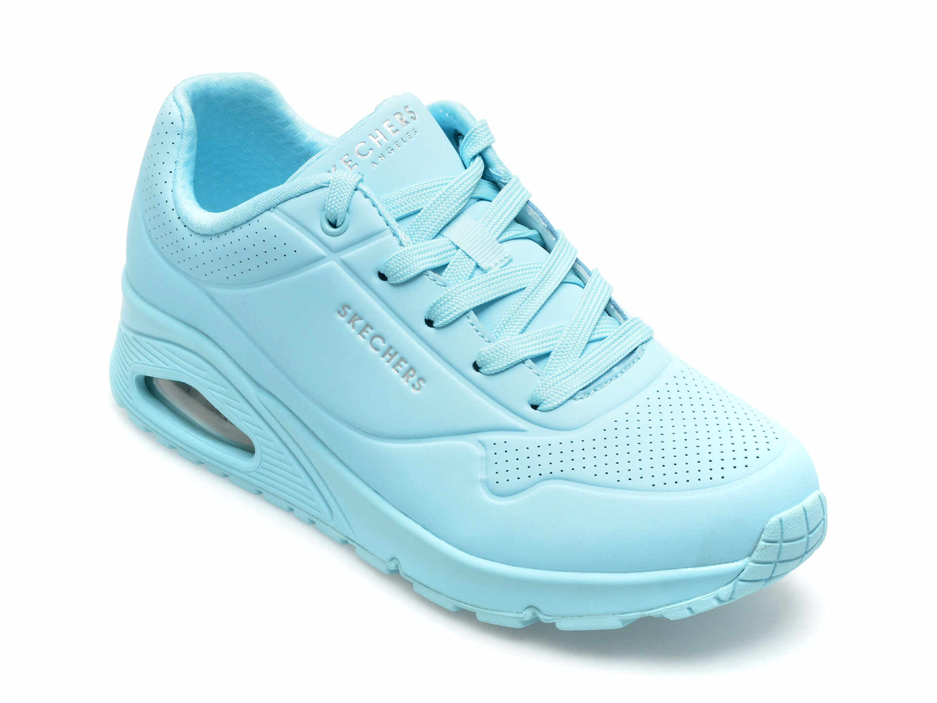 Pantofi sport SKECHERS albastri, UNO, din piele ecologica