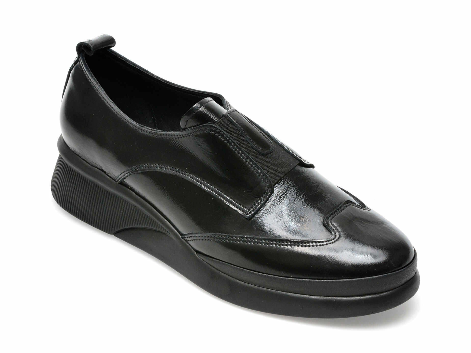 Pantofi GRYXX negri, 12060, din piele naturala lacuita