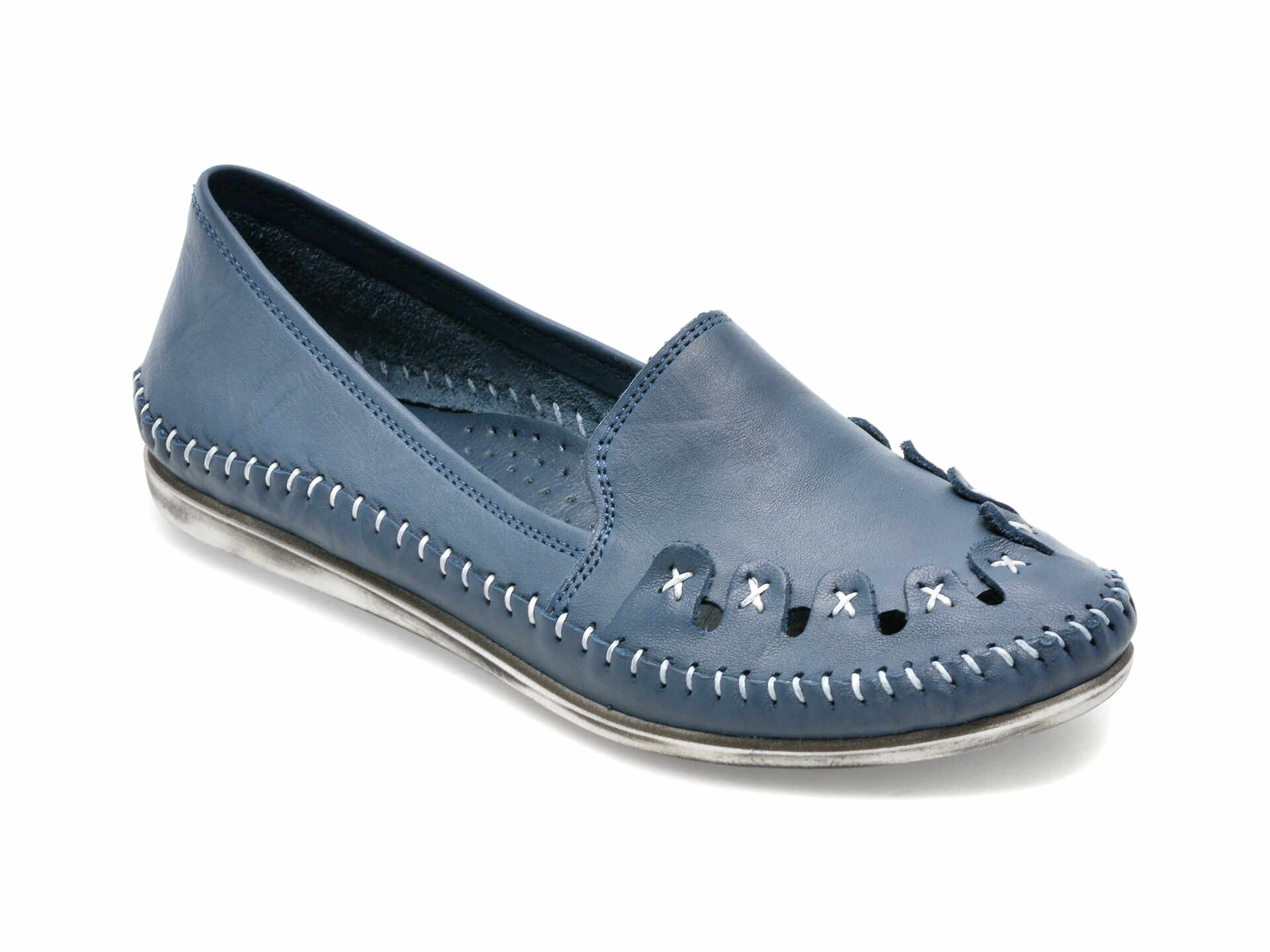 Pantofi FLAVIA PASSINI bleumarin, 429, din piele naturala