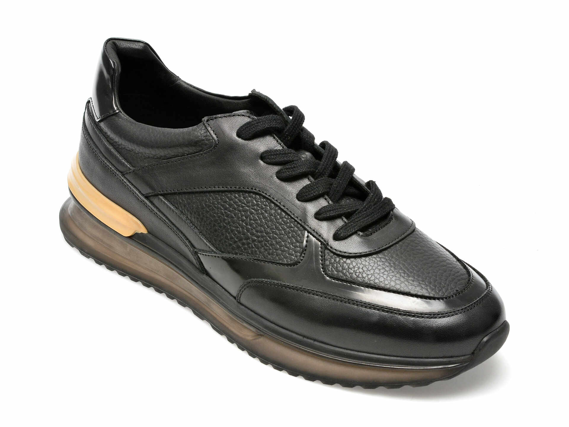 Pantofi EPICA negri, 3212, din piele naturala