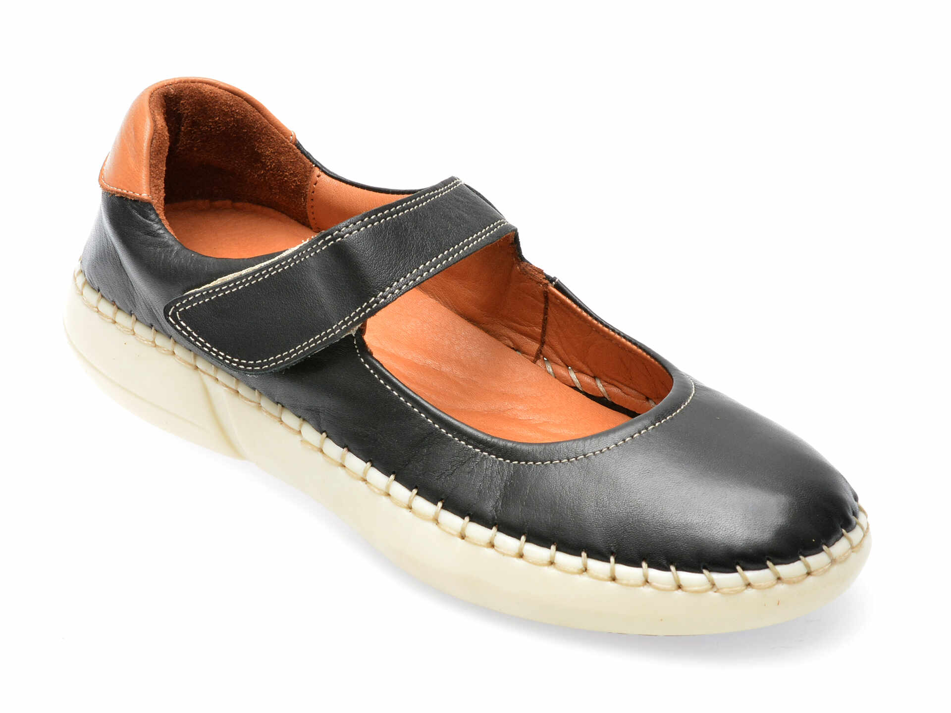 Pantofi GRYXX negri, V10040, din piele naturala