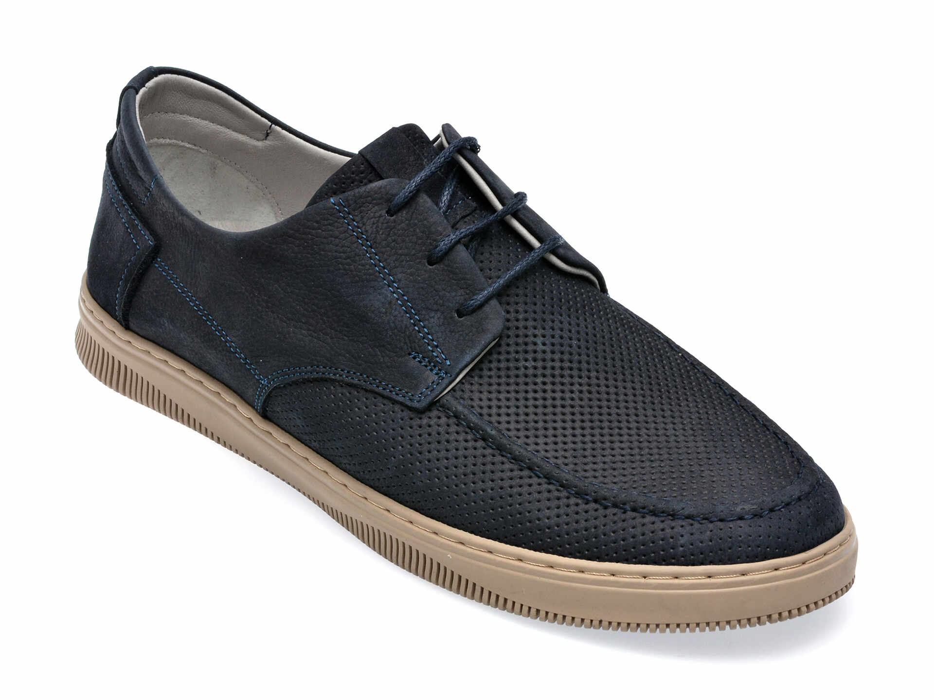 Pantofi GRYXX bleumarin, 44172, din nabuc
