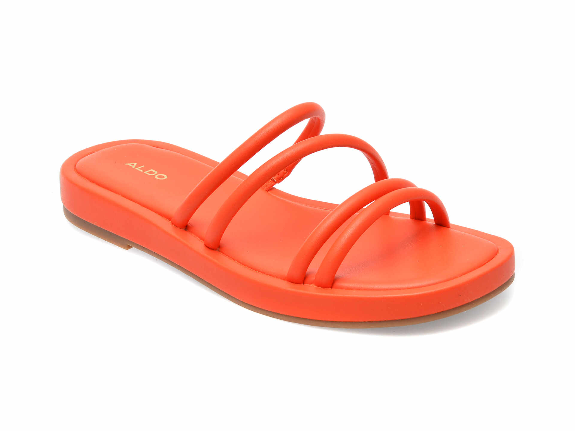 Papuci ALDO portocalii, ALEDECLYA820, din piele ecologica