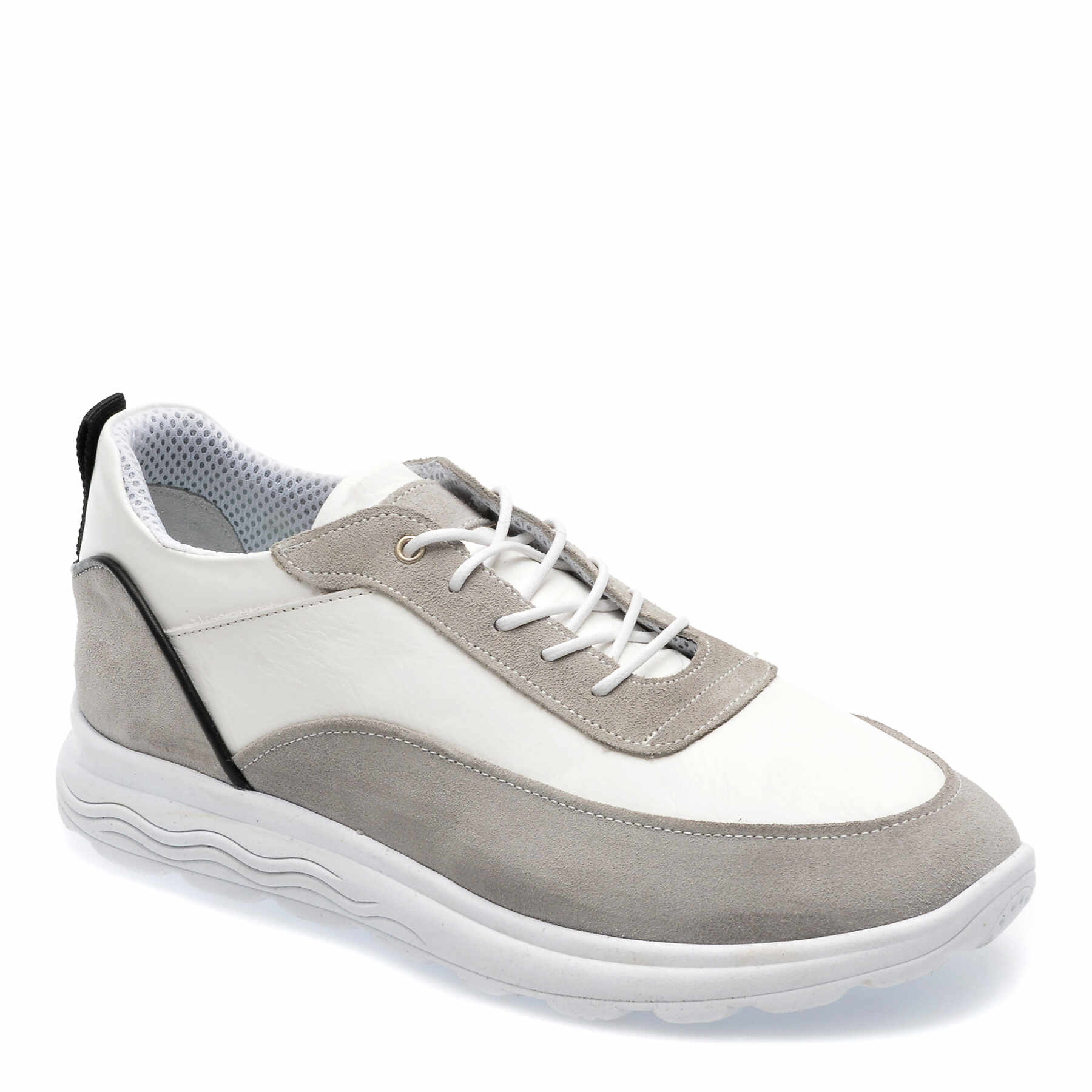 Pantofi GRYXX albi, M6910, din piele naturala