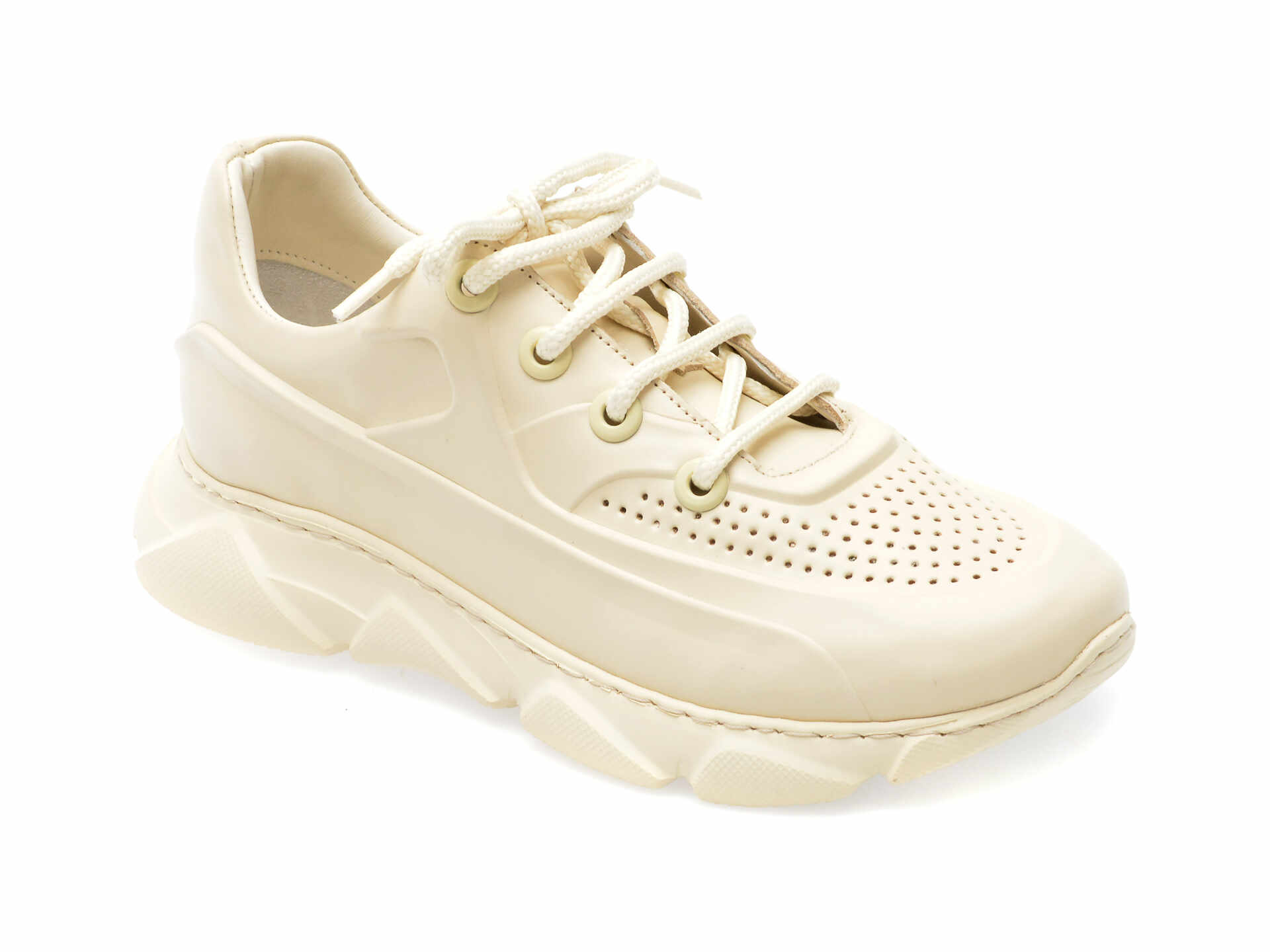 Pantofi GRYXX albi, 4921036, din piele naturala