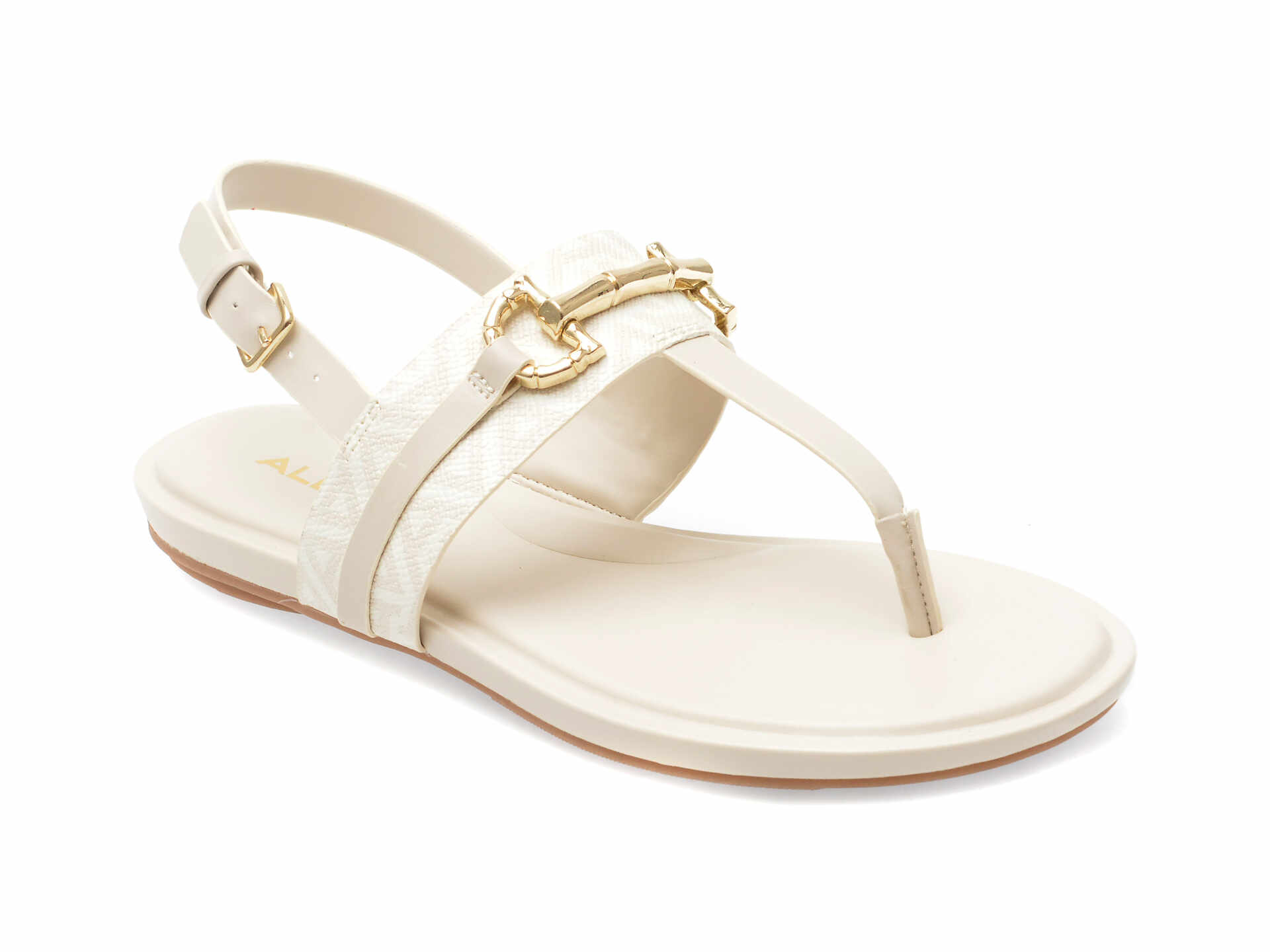Sandale ALDO albe, TANY110, din piele ecologica