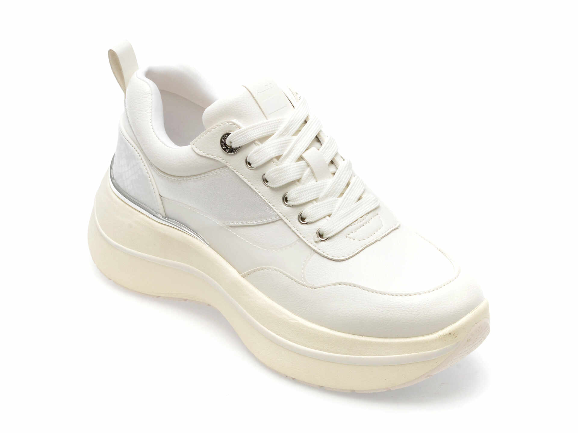 Pantofi ALDO albi, ETIENE100, din piele ecologica
