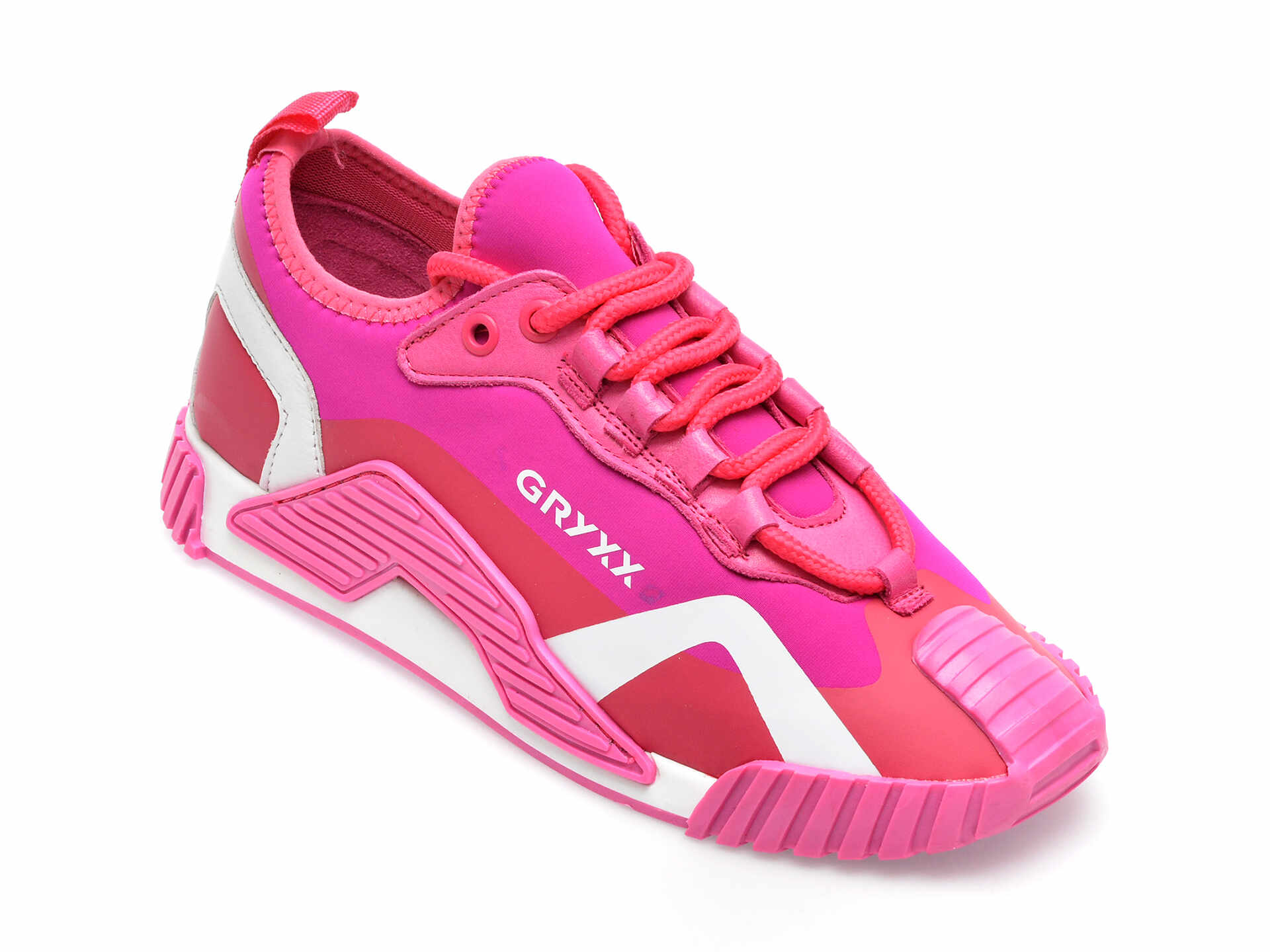 Pantofi GRYXX fucsia, MK11920, din material textil