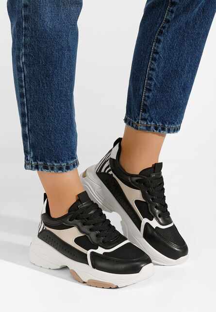 Sneakers cu platforma Vedona negri