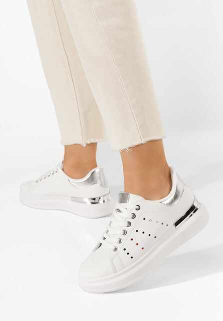 Sneakers dama Moneva V2 albi