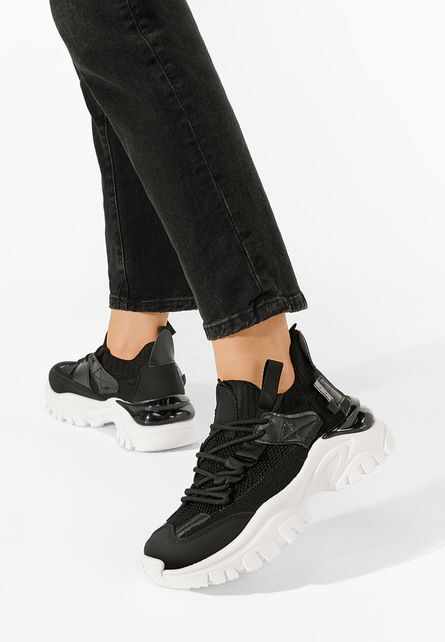 Sneakers cu platforma Razza negri