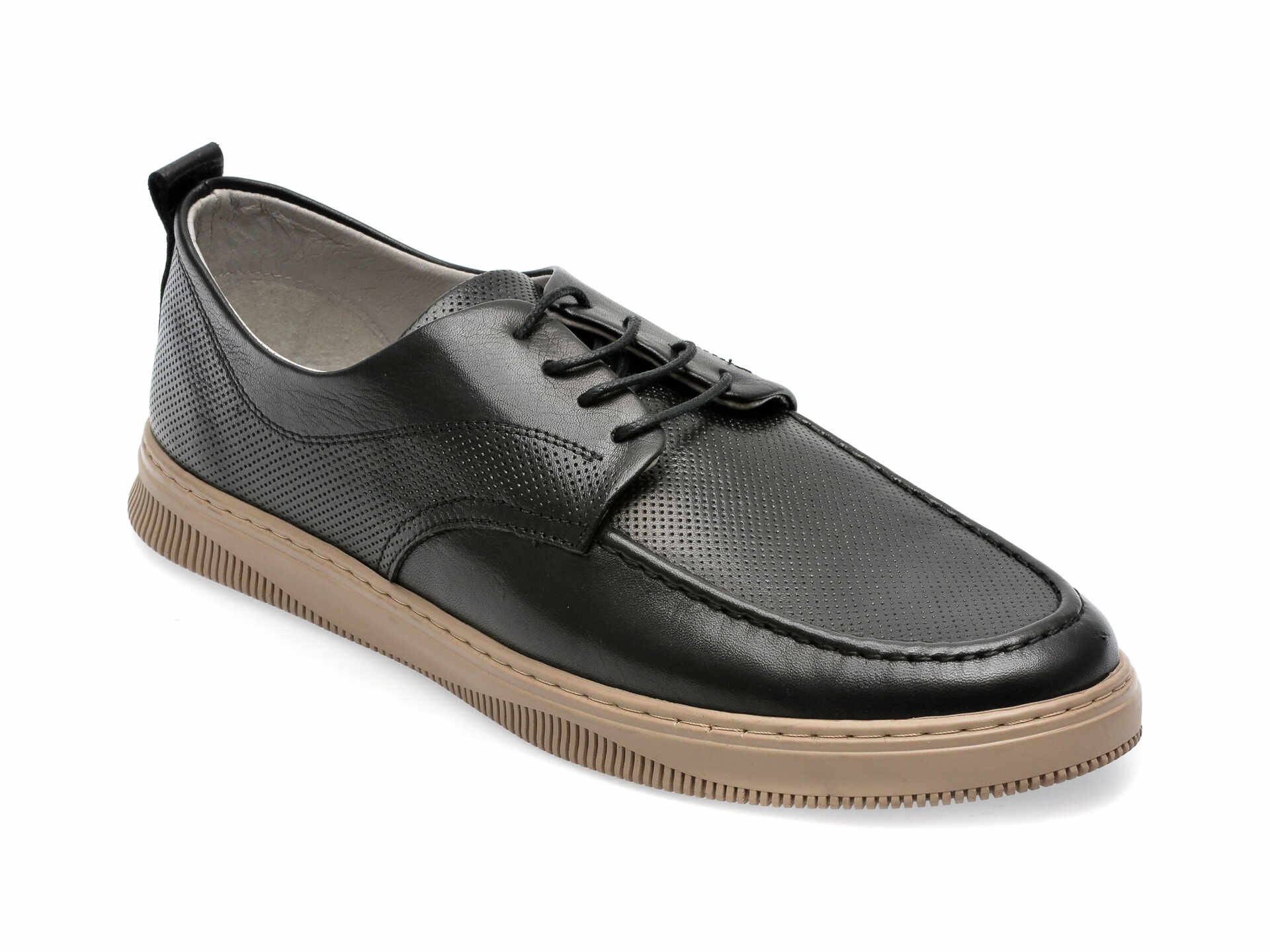 Pantofi GRYXX negri, 44170, din piele naturala