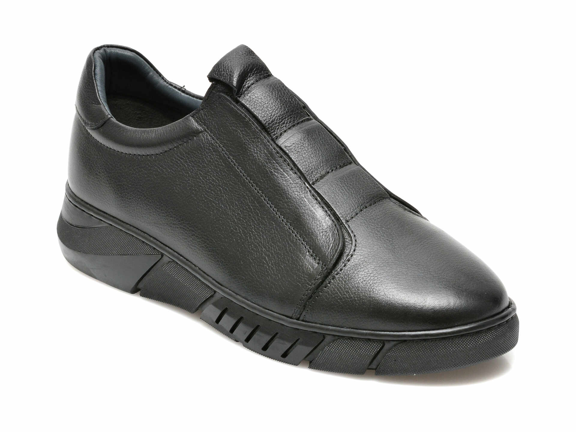 Pantofi BRAVELLI negri, 13054, din piele naturala
