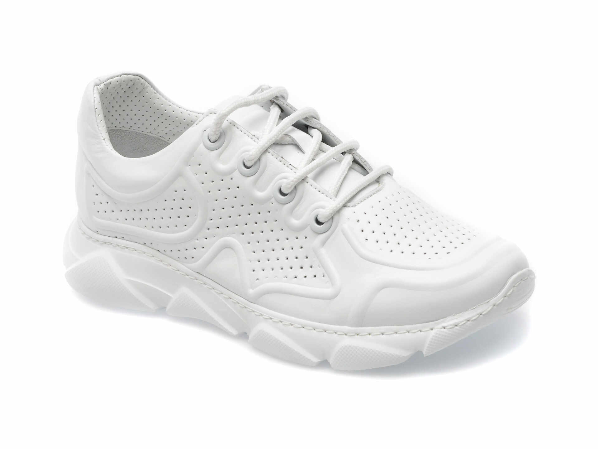 Pantofi GRYXX albi, 4921035, din piele naturala