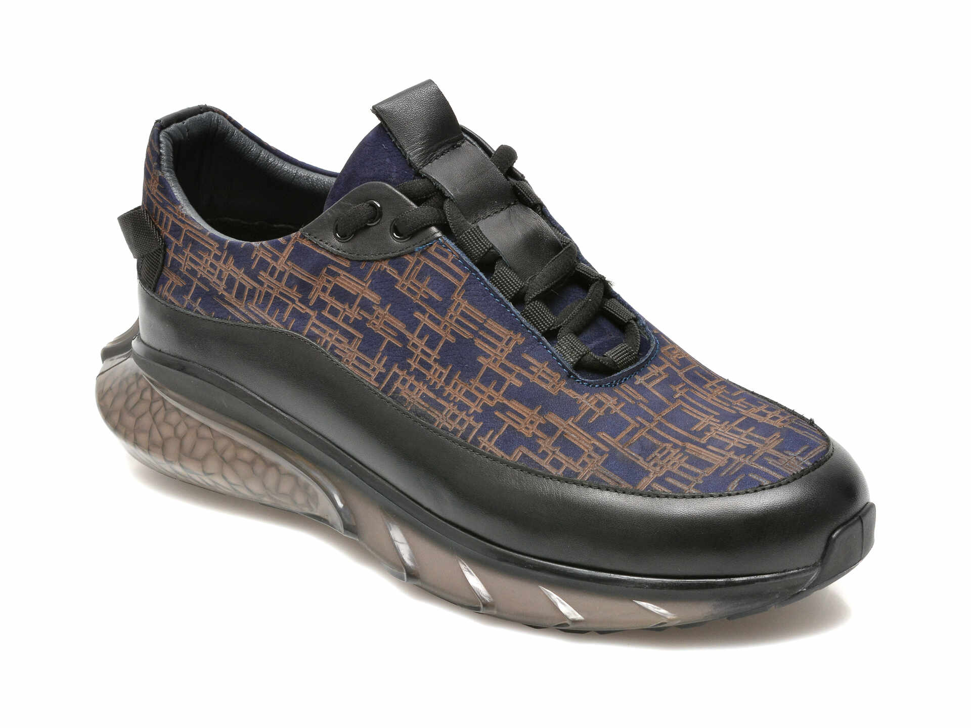 Pantofi sport BRAVELLI bleumarin, 19501, din piele naturala
