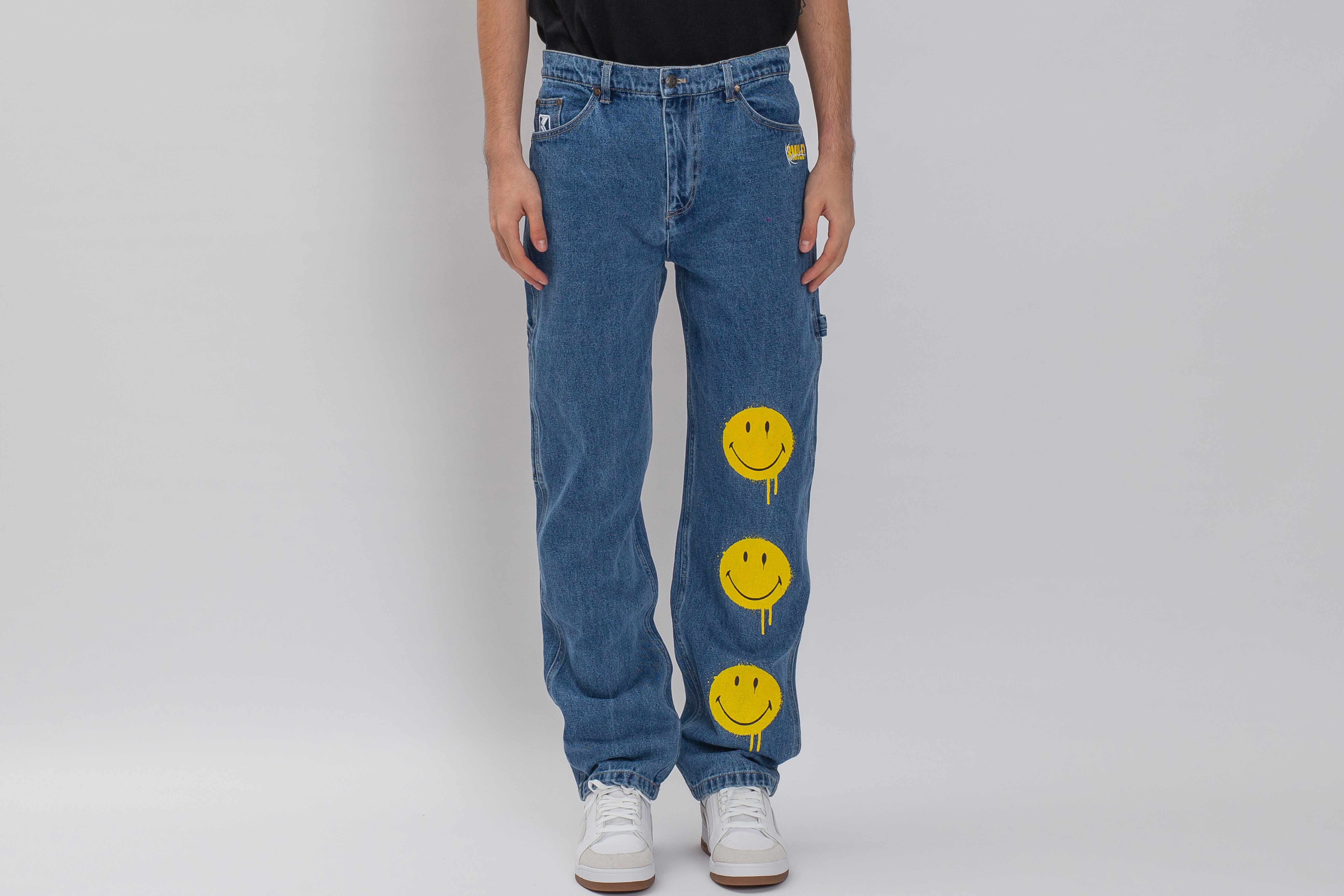 Small Signature Baggy Smiley Workwear Jeans