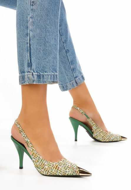 Pantofi dama eleganti Sagria verzi