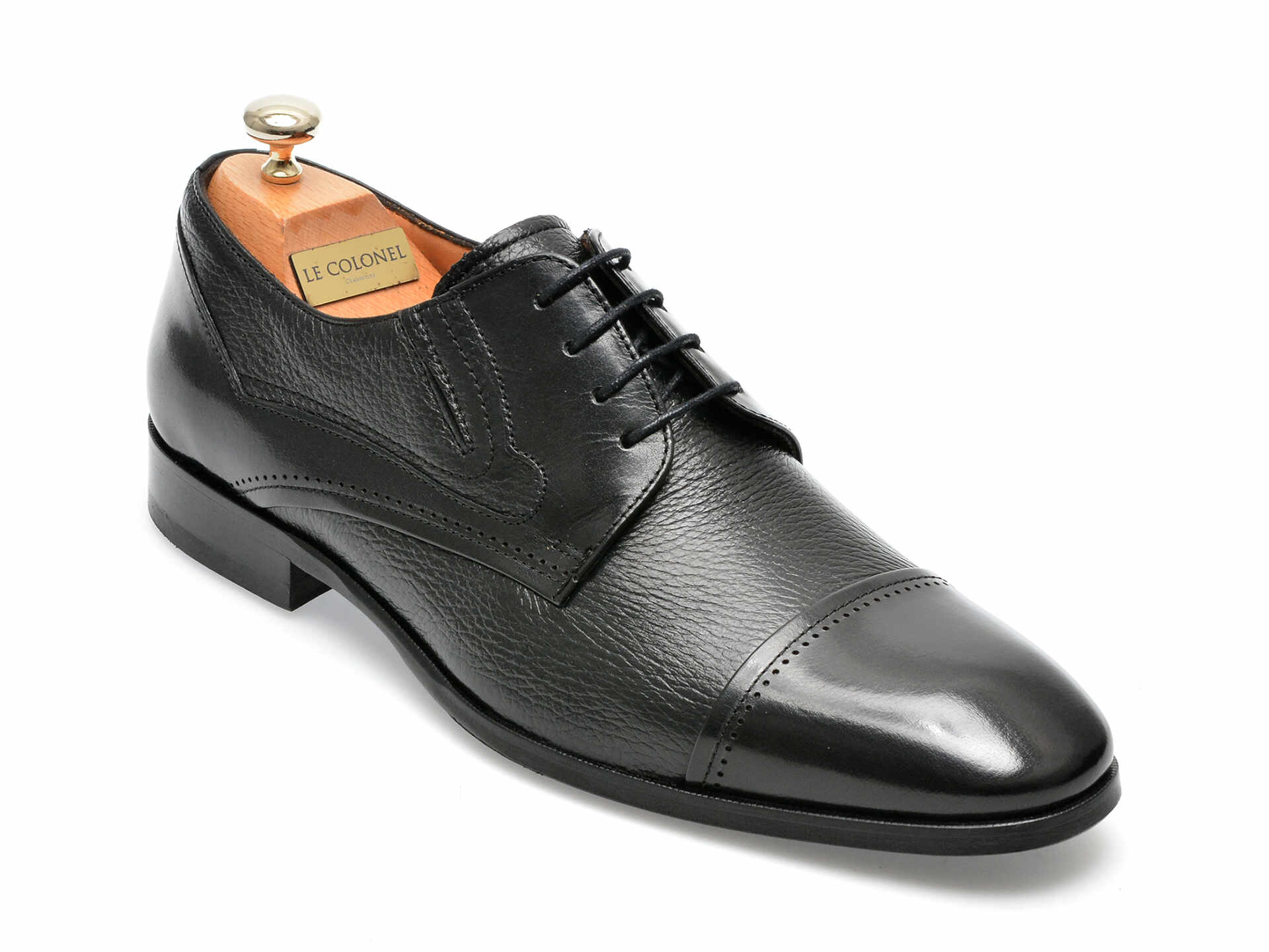 Pantofi LE COLONEL negri, 48764, din piele naturala