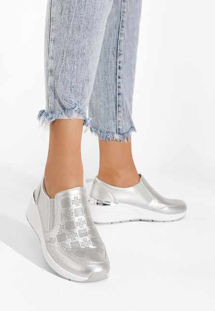 Sneakers dama Melody argintii