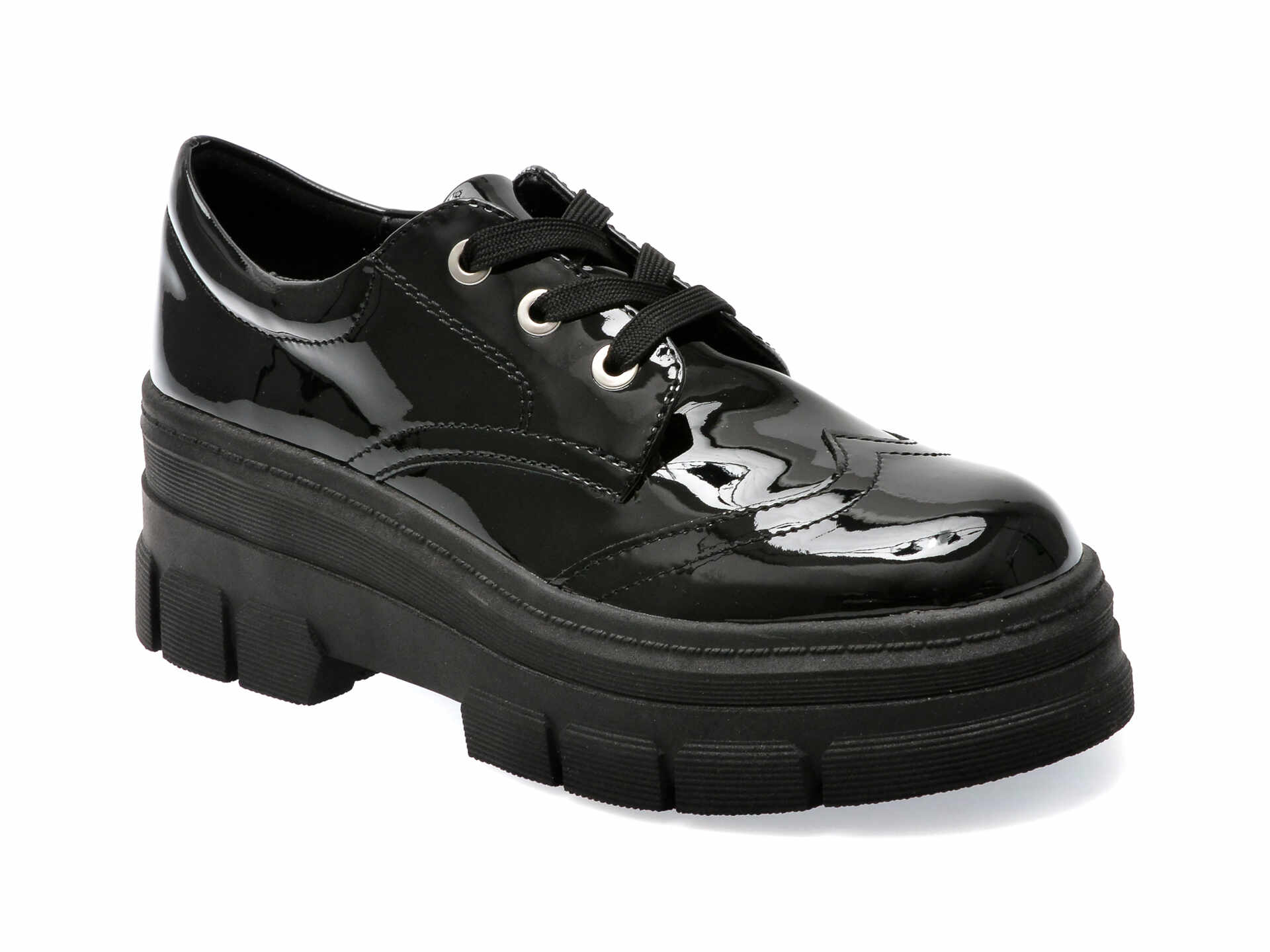Pantofi ALDO negri, MAGHER001, din piele ecologica