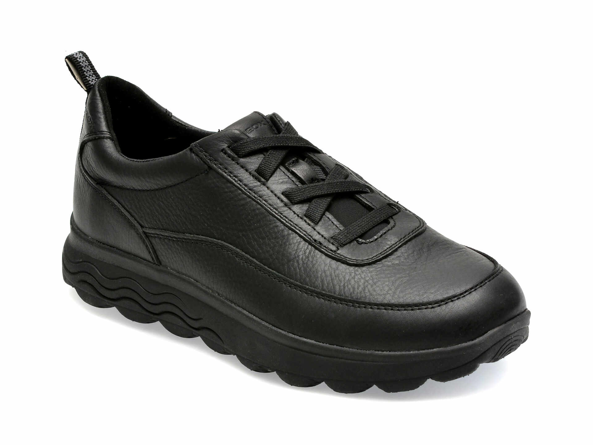 Pantofi GEOX negri, U36BYB, din piele naturala