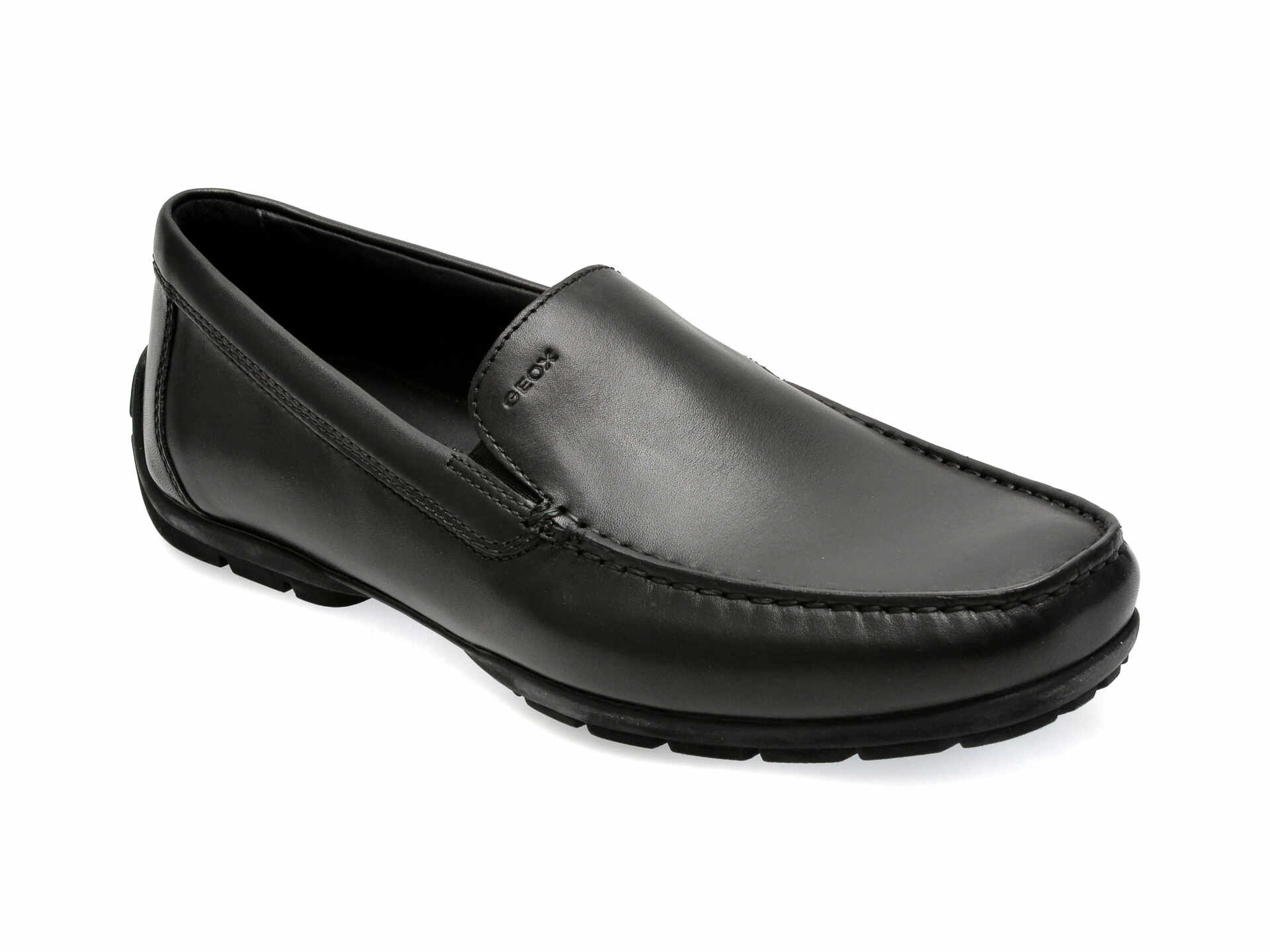 Pantofi GEOX negri, U72Q6A, din piele naturala
