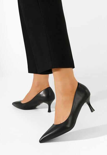 Pantofi stiletto Narelia negri