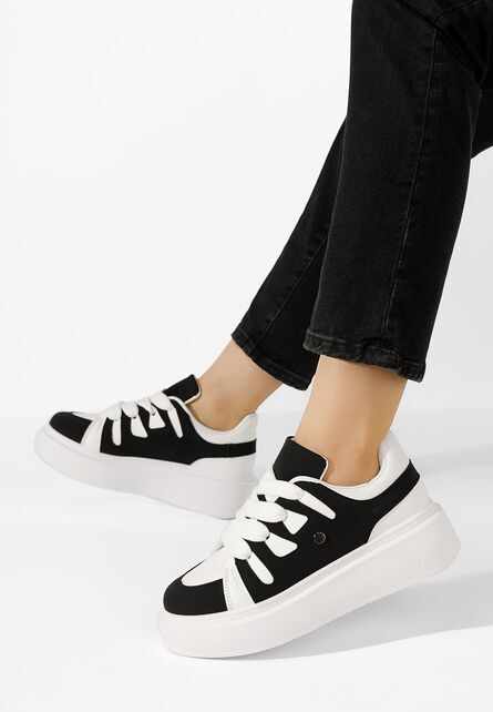 Sneakers cu platformă Cassatia negri