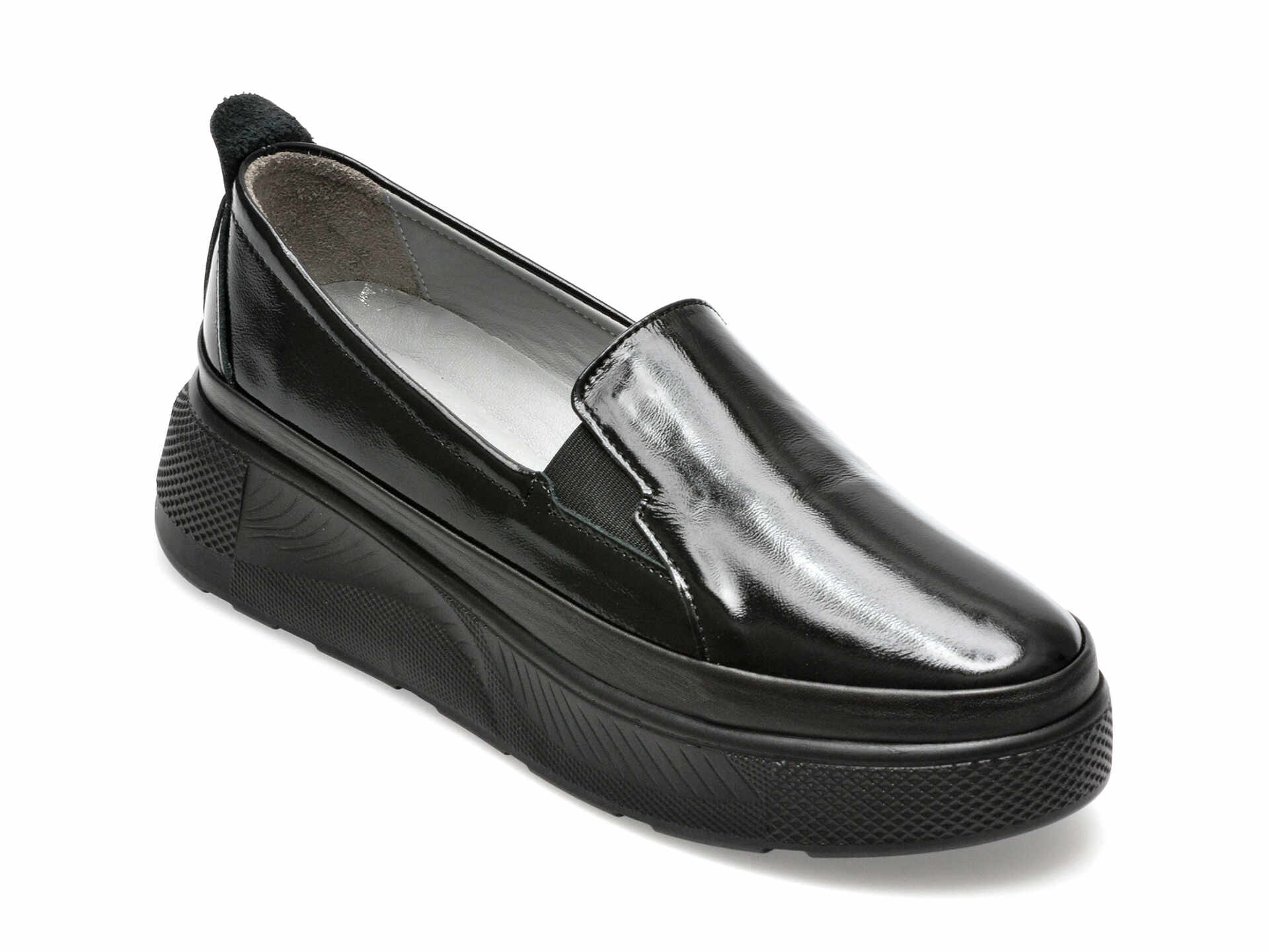 Pantofi GRYXX negri, 381703, din piele naturala lacuita