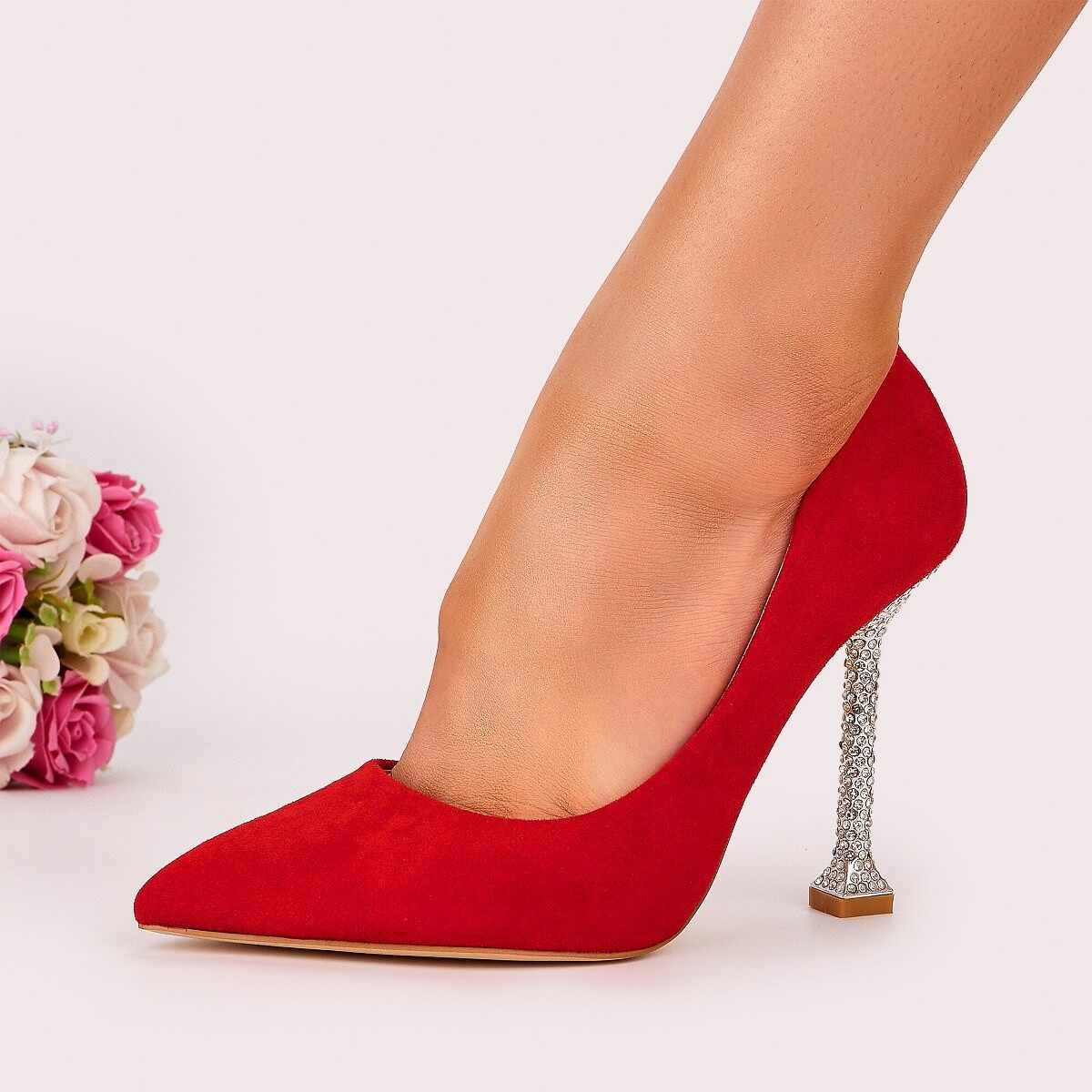 Pantofi Dama Rosii Flame