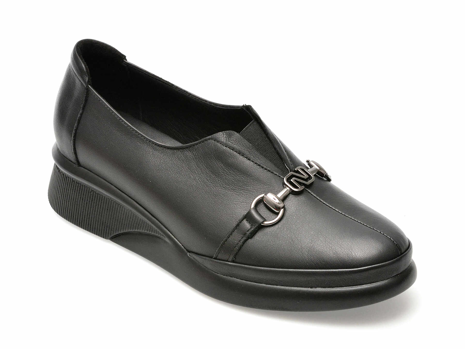 Pantofi GRYXX negri, 12028, din piele naturala